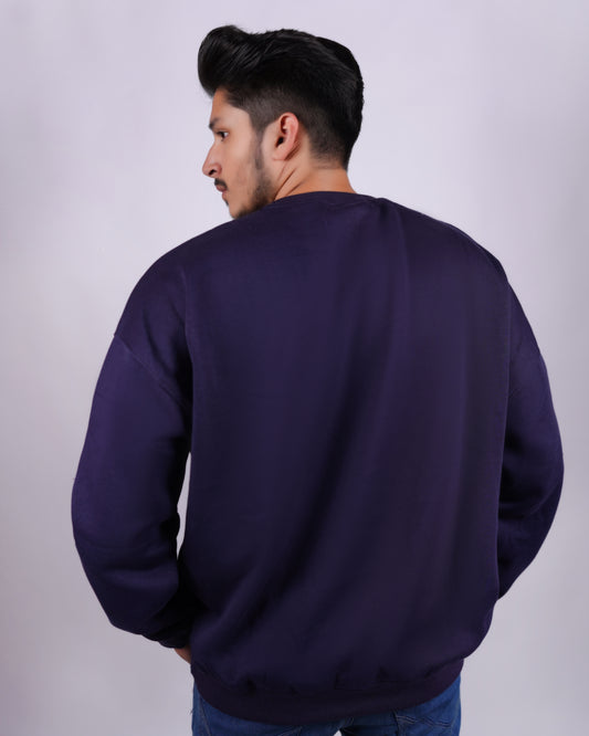 Premium Plain Sweatshirt Blue
