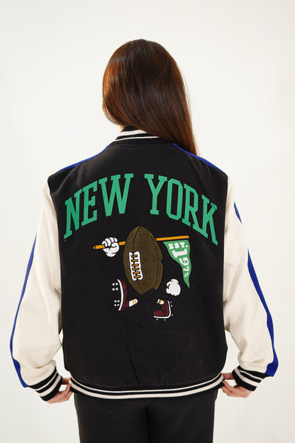 New York Varsity Embroidered Jacket – Premium Edition